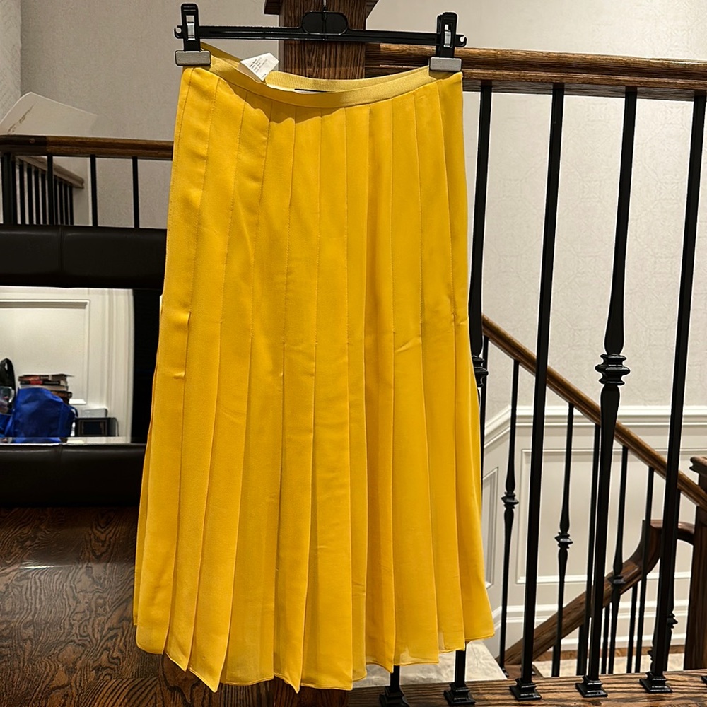 Paul smith silk pleated midi skirt HOTTEST colour for fall 2025
